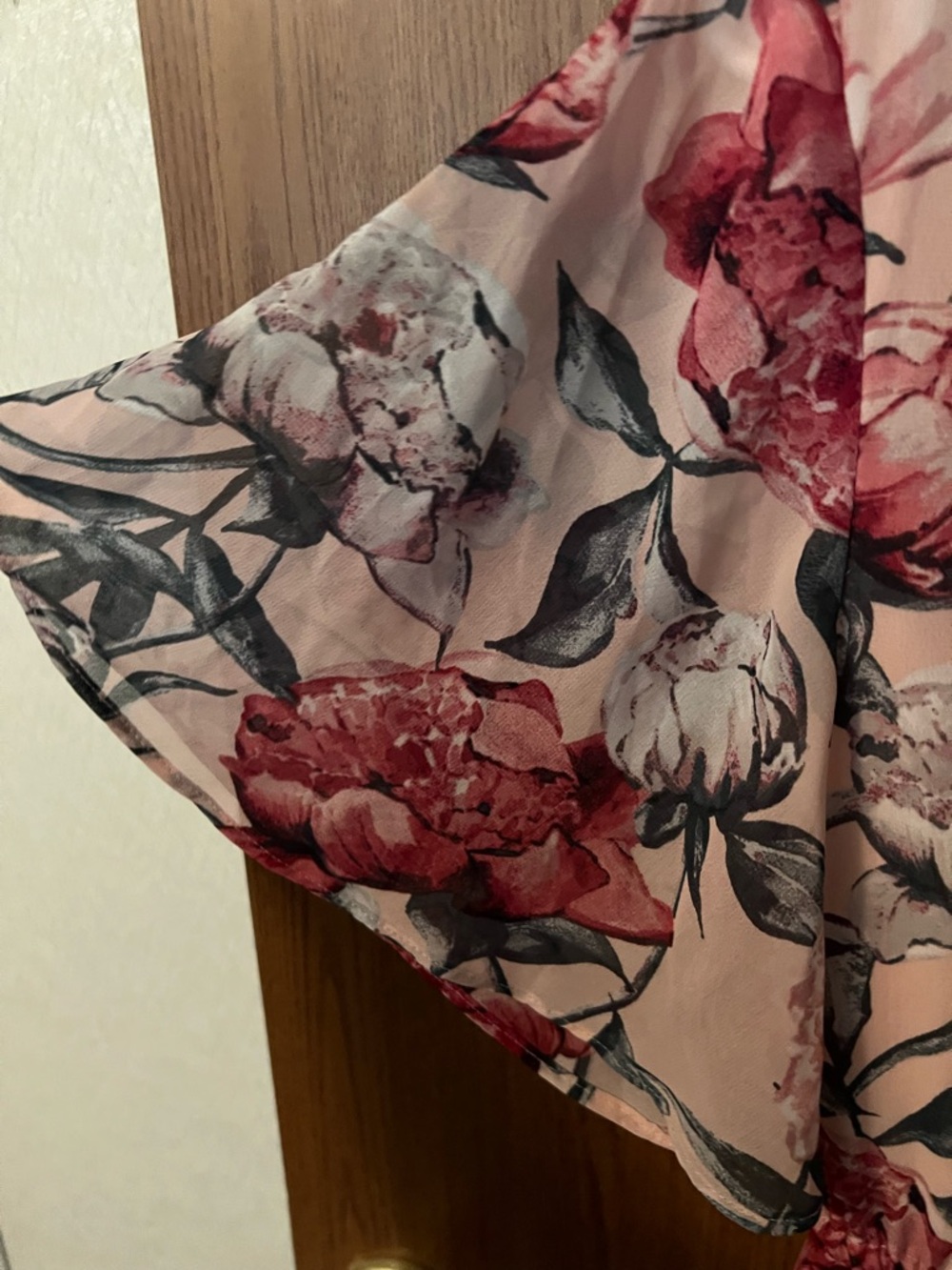 NWT Loft Floral Print Wrap Midi Dress Size XS - Picture 4 of 5